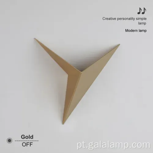 Lâmpadas de parede de Triângulo Moderno para casa